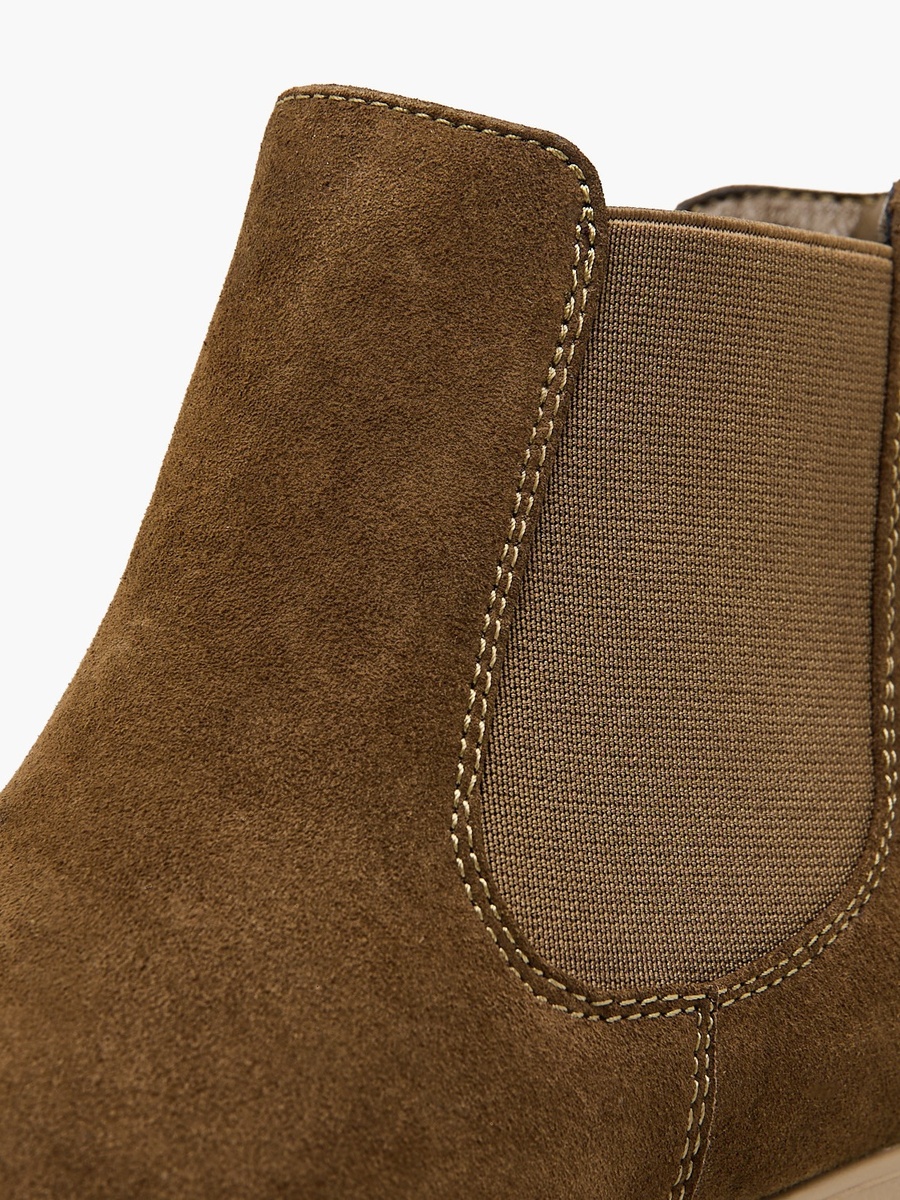 Women Suede Chelsea Boots