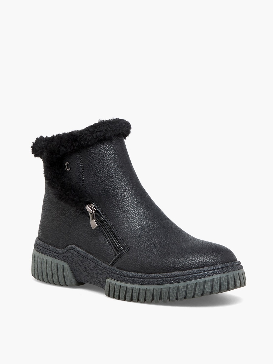 Women Faux Fur Ankle Boot