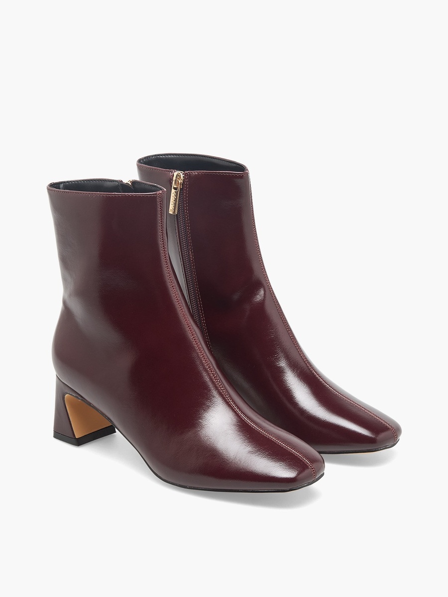 Women Block Heel Ankle Boots