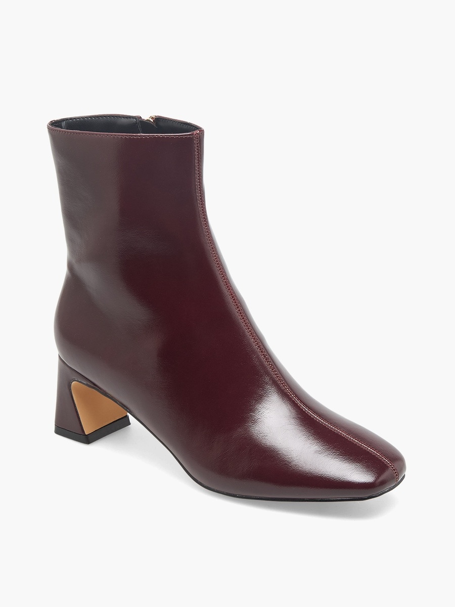 Women Block Heel Ankle Boots