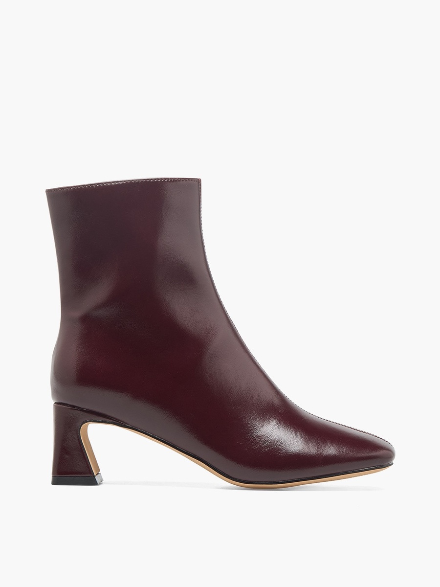 Women Block Heel Ankle Boots