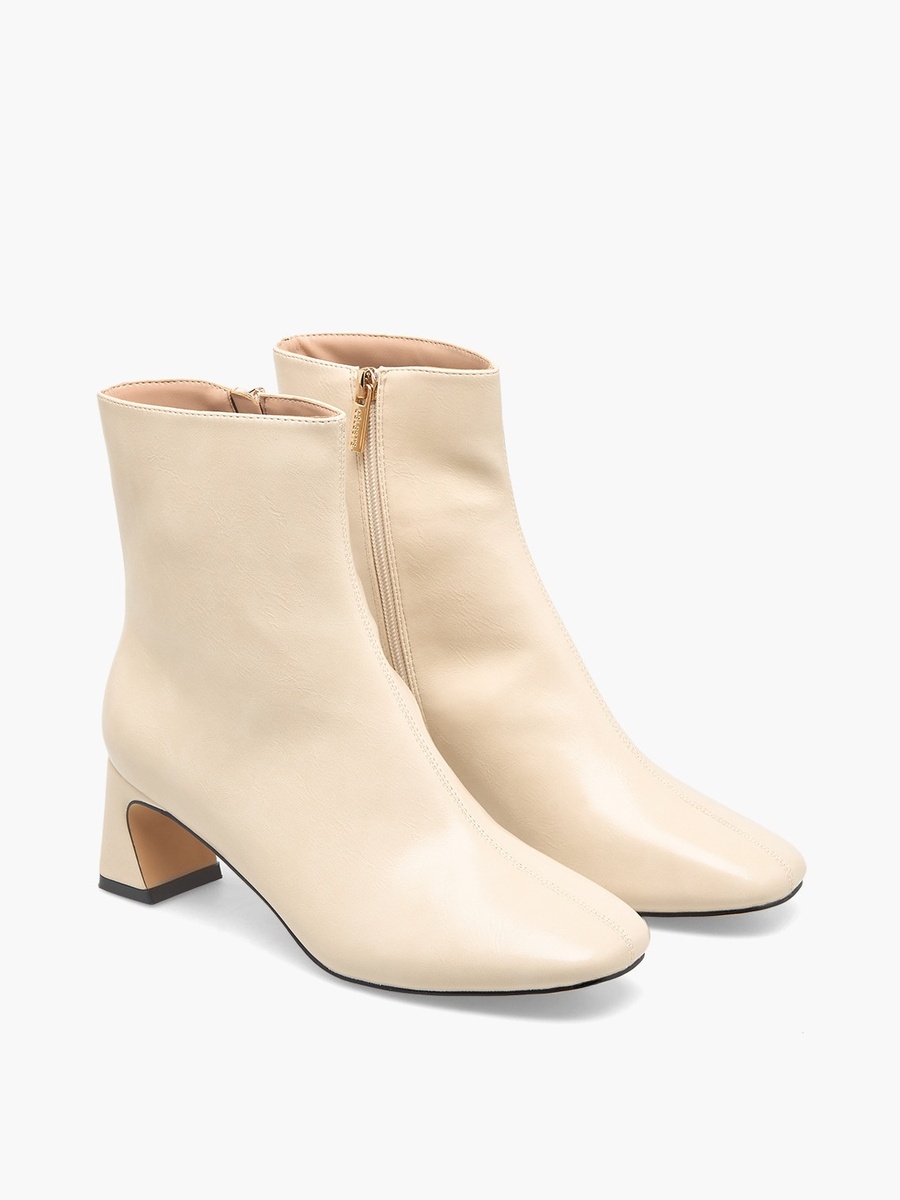 Women Block Heel Ankle Boots
