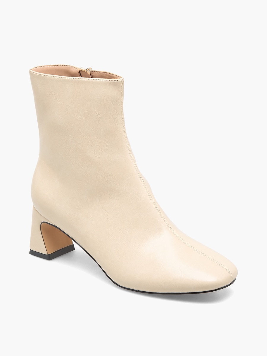 Women Block Heel Ankle Boots