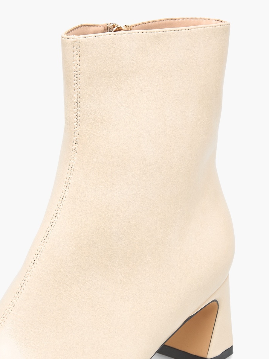 Women Block Heel Ankle Boots