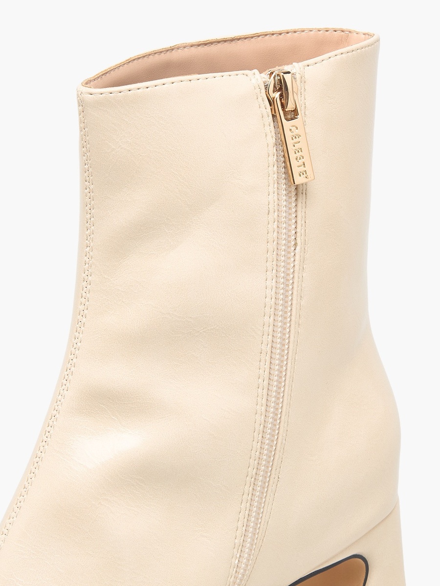 Women Block Heel Ankle Boots