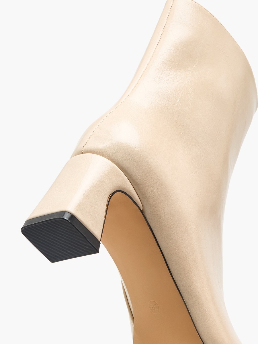 Women Block Heel Ankle Boots