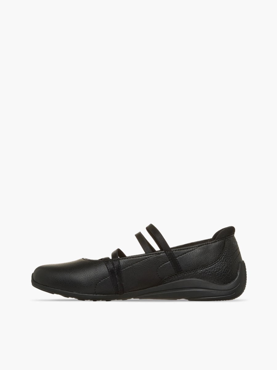 Women Court Racer Elastic Strap Mary Jane Shoes