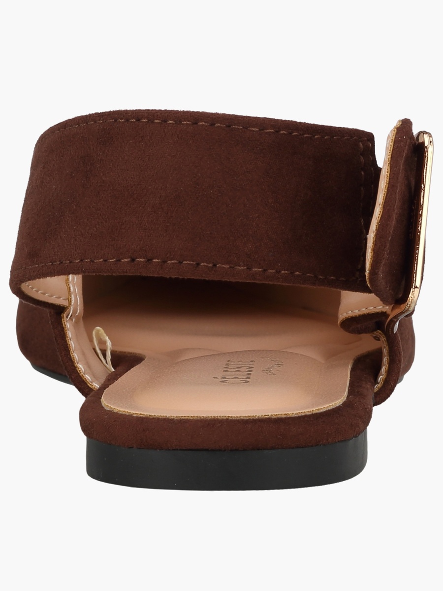 Women Buckle Closure Mules