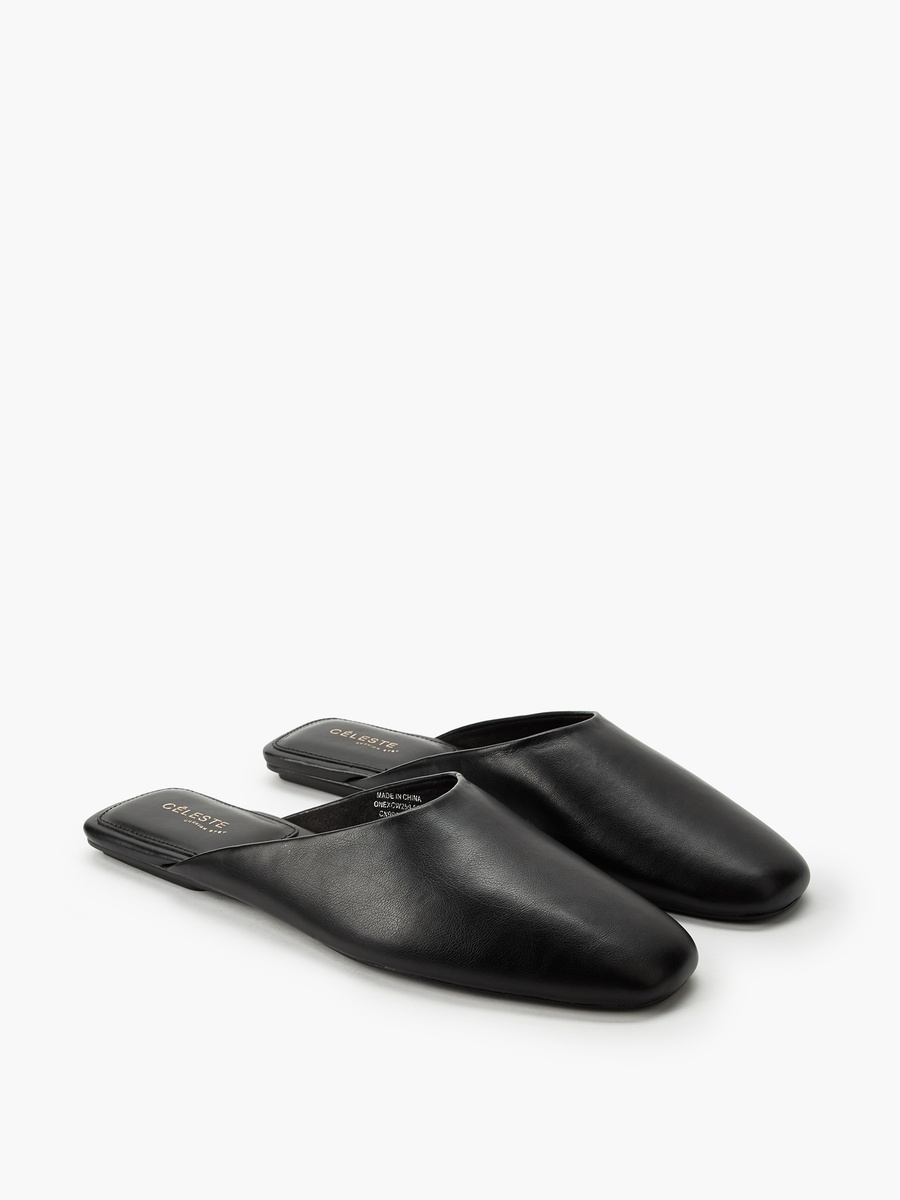 Women Suede Slip-On Mules