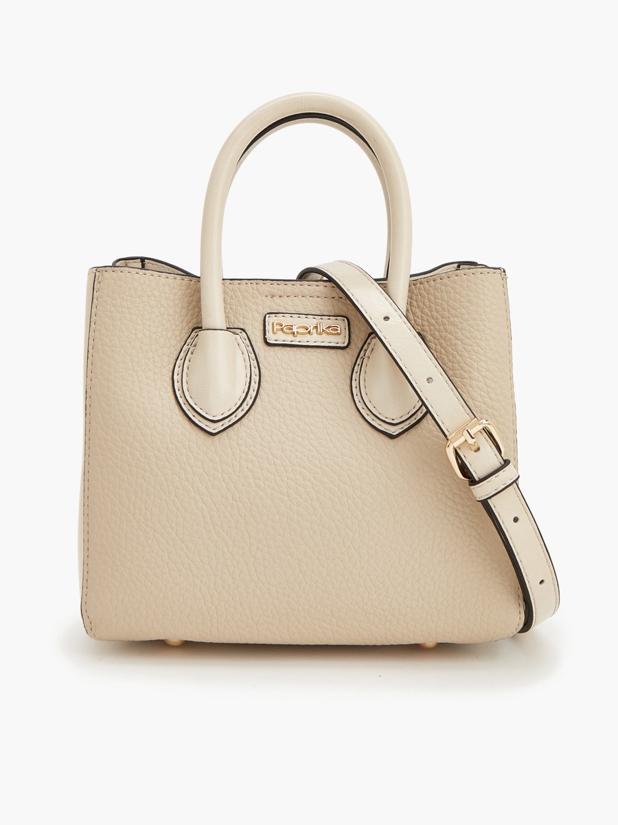 Textured Crossbody Bag With Detachable Strap