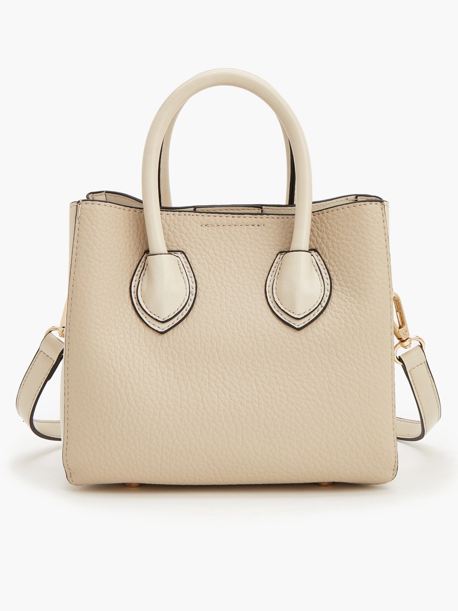 Textured Crossbody Bag With Detachable Strap