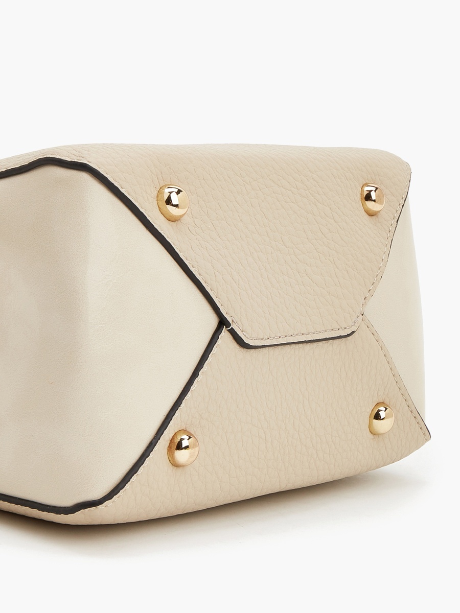 Textured Crossbody Bag With Detachable Strap