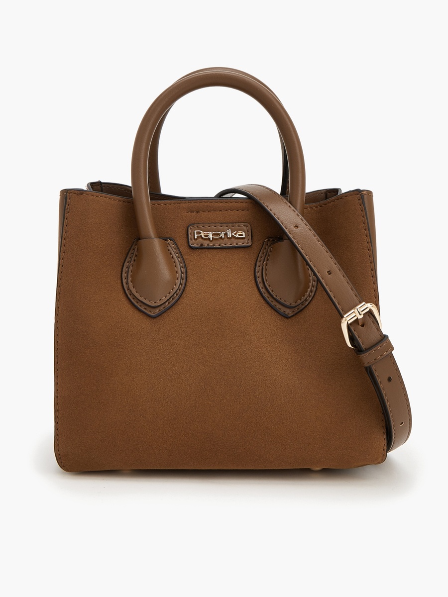 Textured Crossbody Bag With Detachable Strap