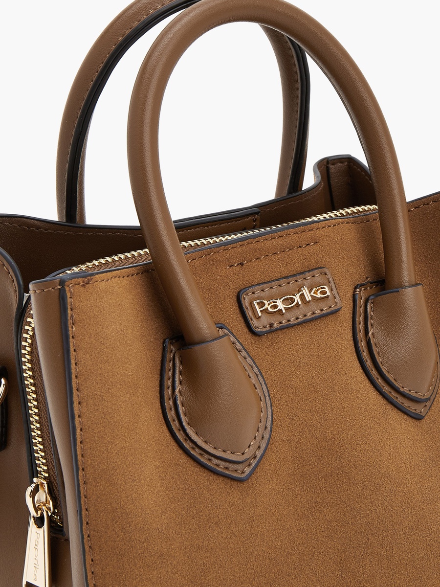 Textured Crossbody Bag With Detachable Strap