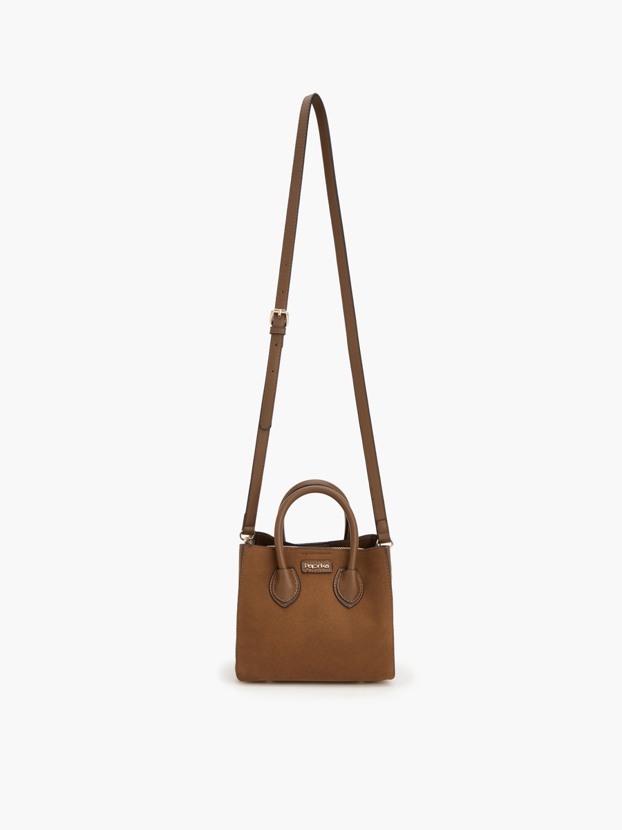 Textured Crossbody Bag With Detachable Strap