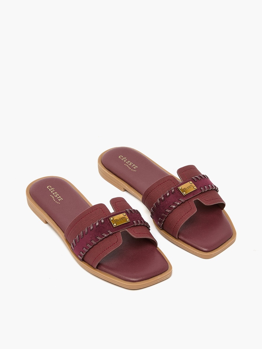 Women Metallic Accent Sandals