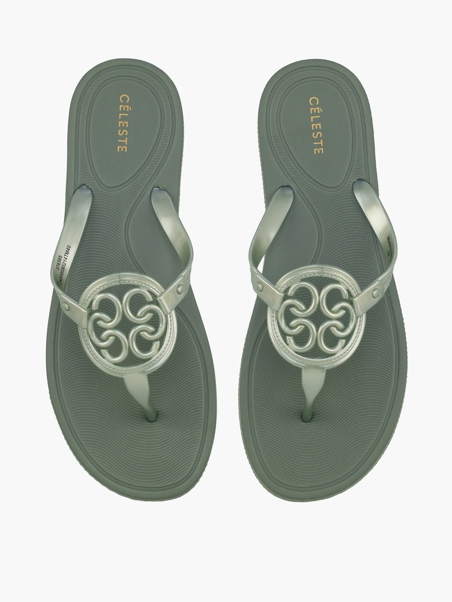 Women Monogram Flip Flops