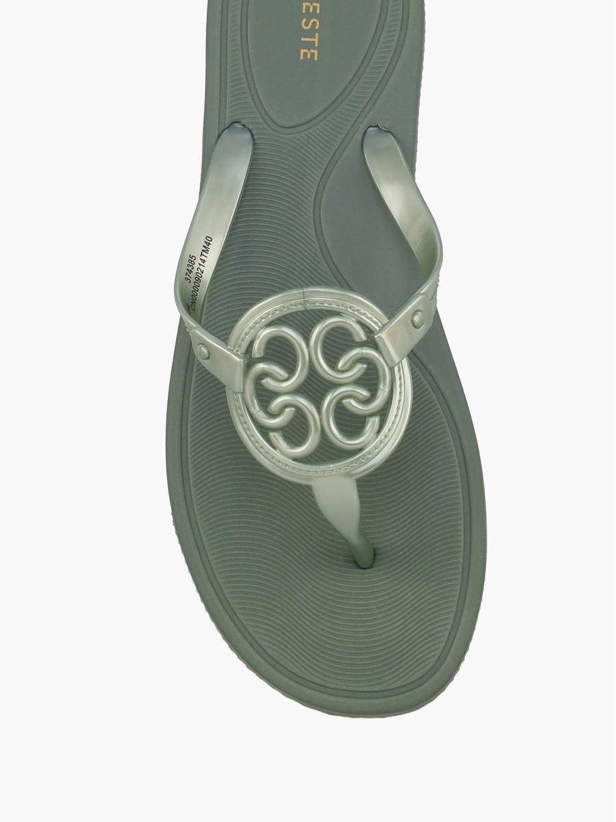 Women Monogram Flip Flops