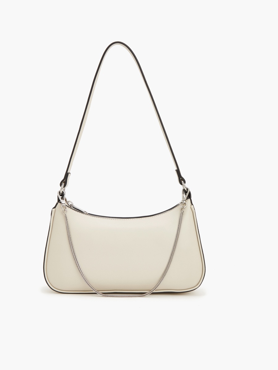 Shoulder Bag With Chain Accent