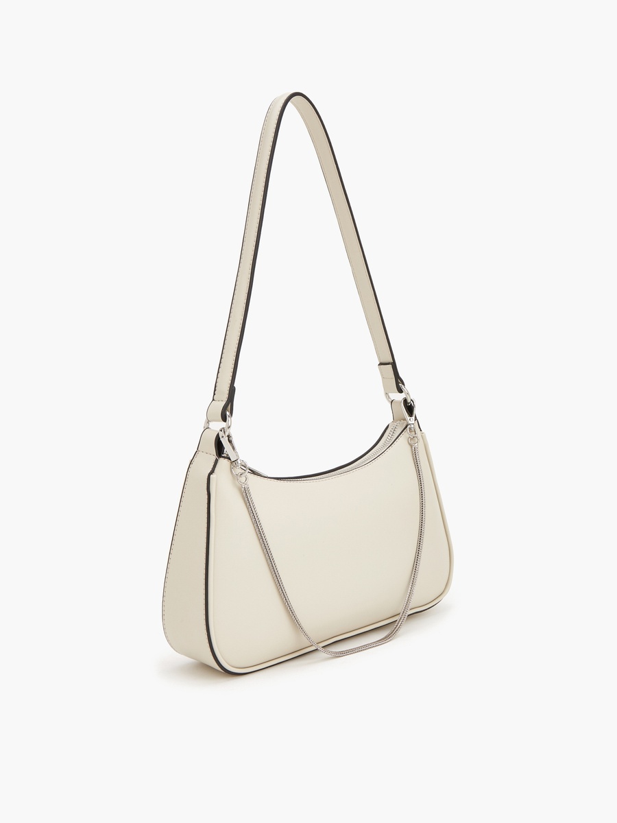 Shoulder Bag With Chain Accent