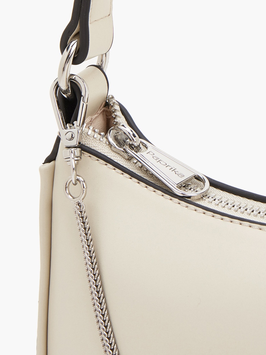 Shoulder Bag With Chain Accent
