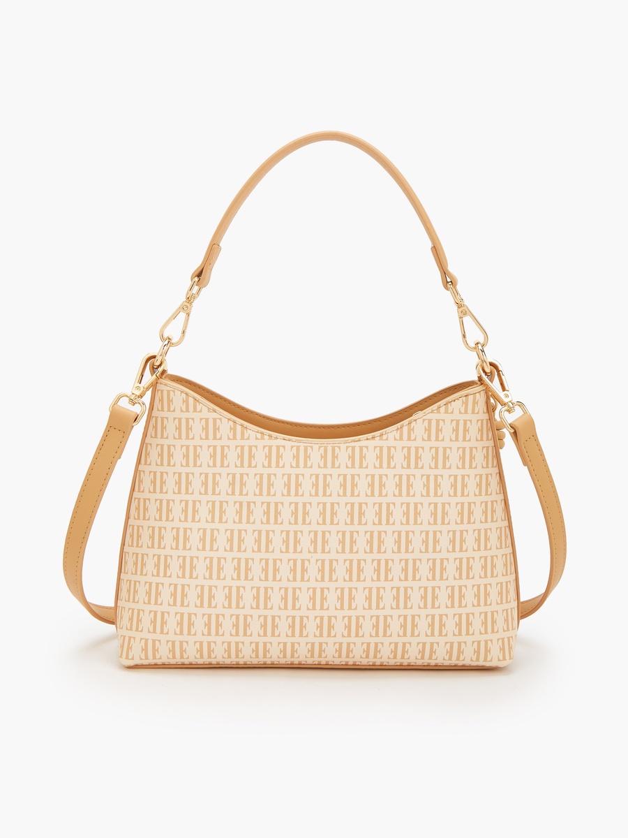Floral Print Shoulder Bag With Detachable Strap