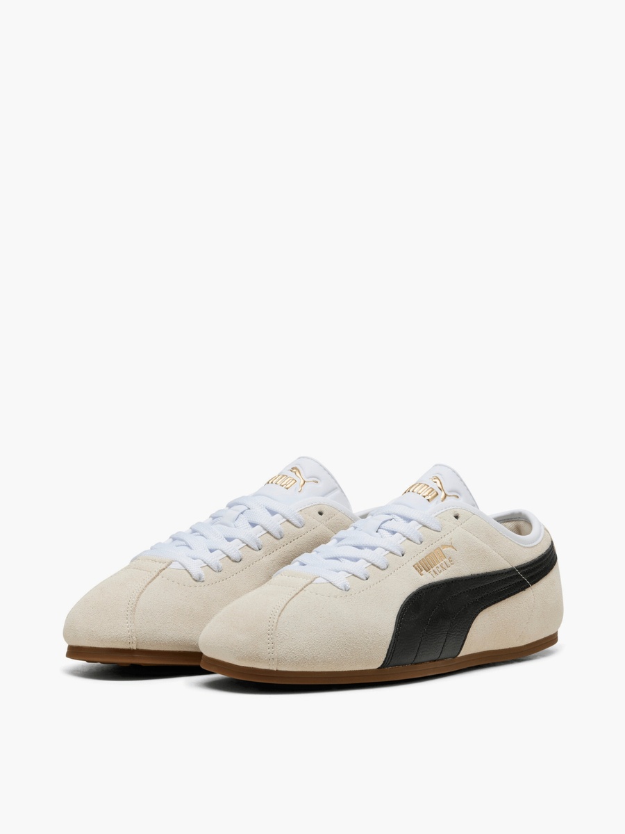 Women Tackle Leather Lace-Up Ankle Sneakers