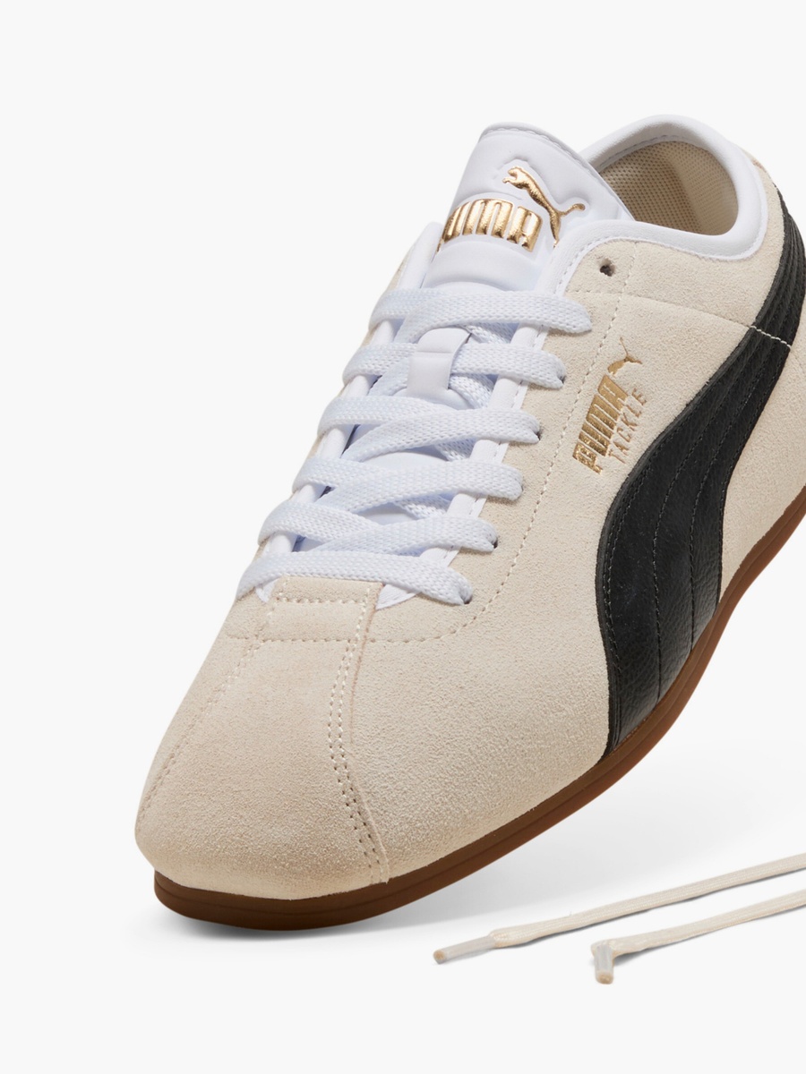 Women Tackle Leather Lace-Up Ankle Sneakers