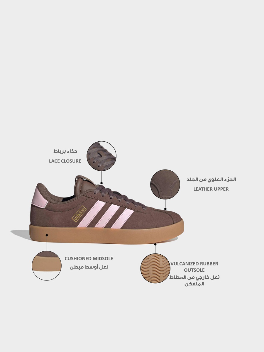 Women Vl Court 3.0 Lace-Up Ankle Sneakers