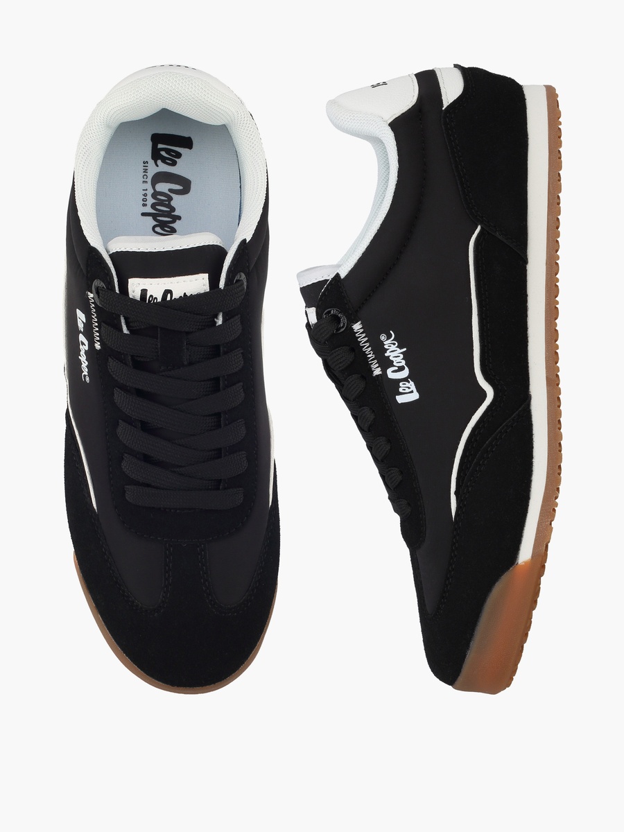 Women Logo Print Lace-Up Ankle Sneakers