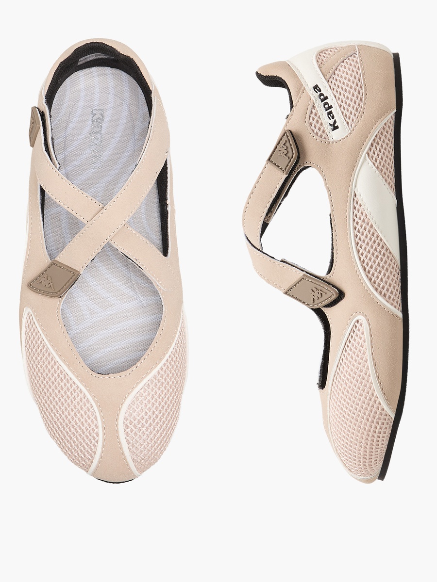 Women Panelled Hook and Loop Sports Shoes