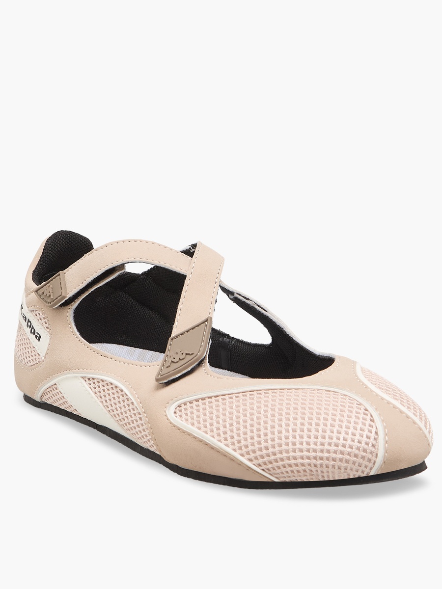 Women Panelled Hook and Loop Sports Shoes