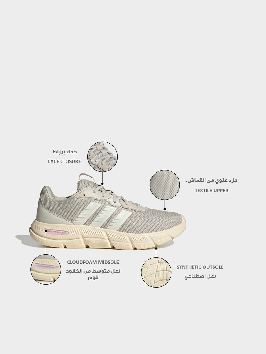 Women Cloudfoam Flex Lace-Up Running Shoes