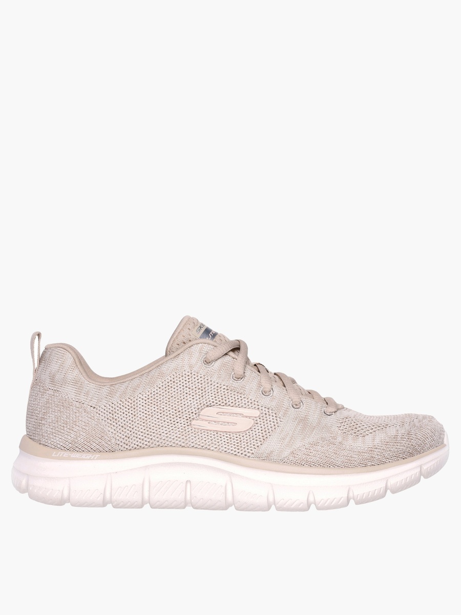 Women Track Logo Lace-Up Sports Shoes
