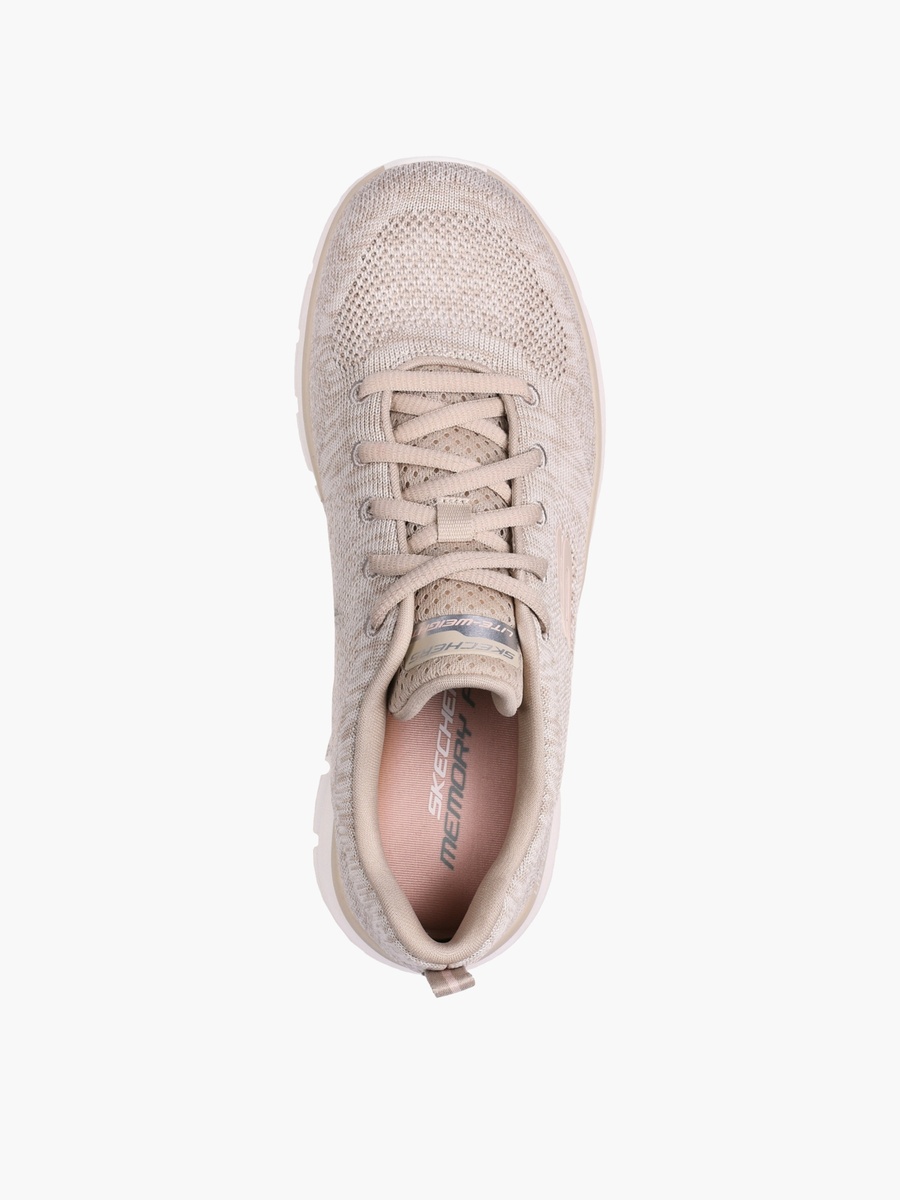 Women Track Logo Lace-Up Sports Shoes