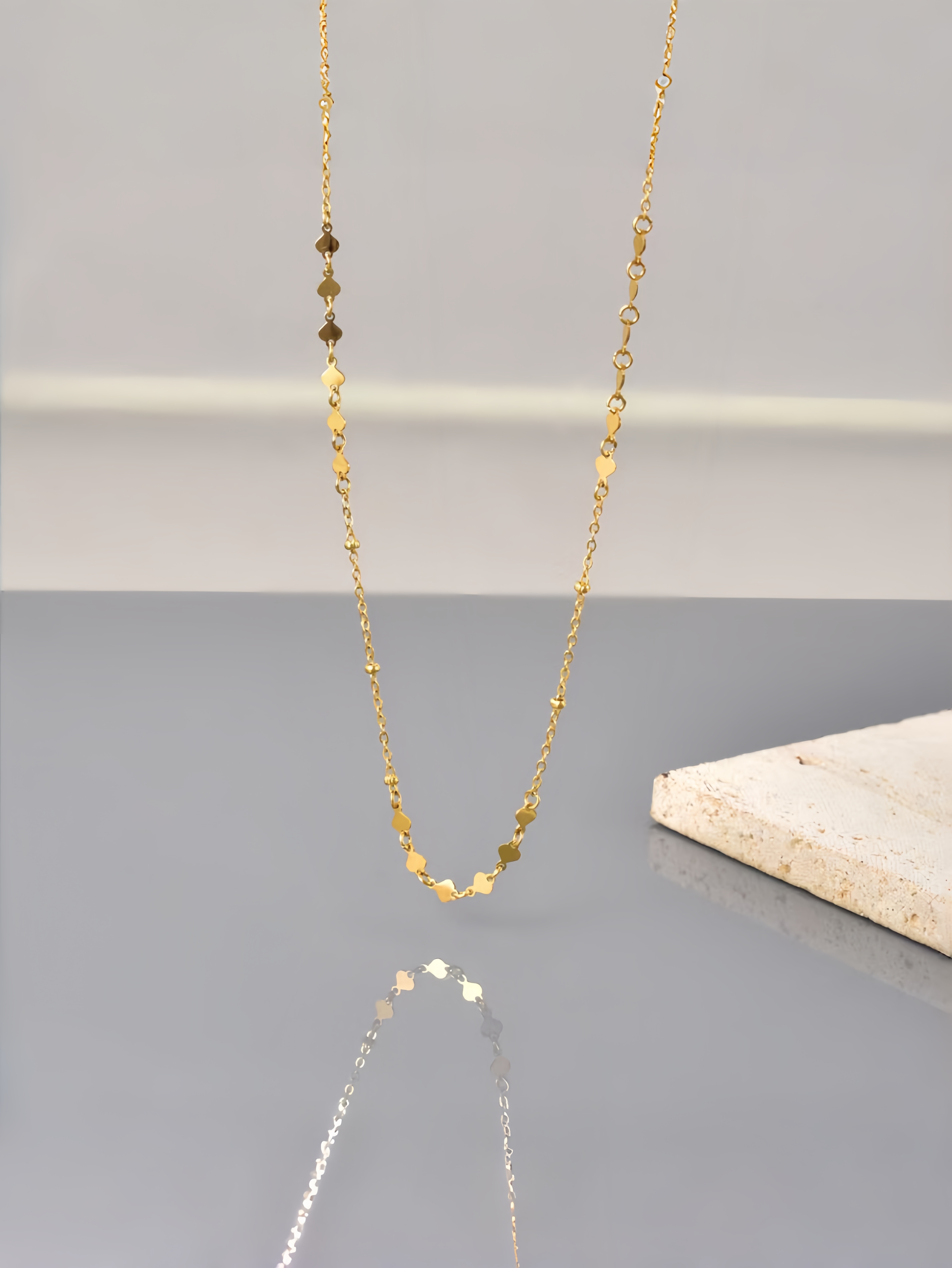 Gold Heart Delicate Necklace