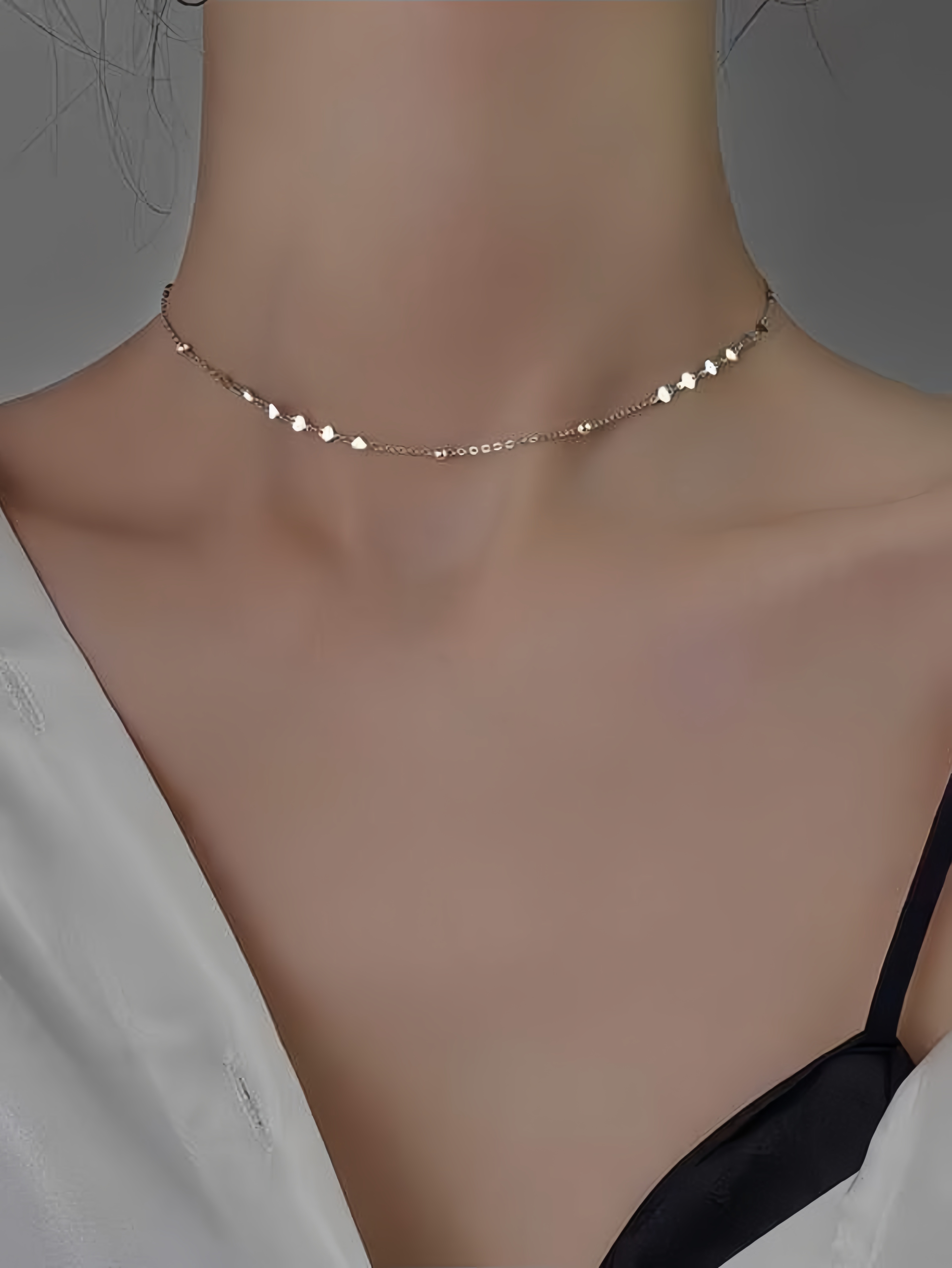 Gold Heart Delicate Necklace
