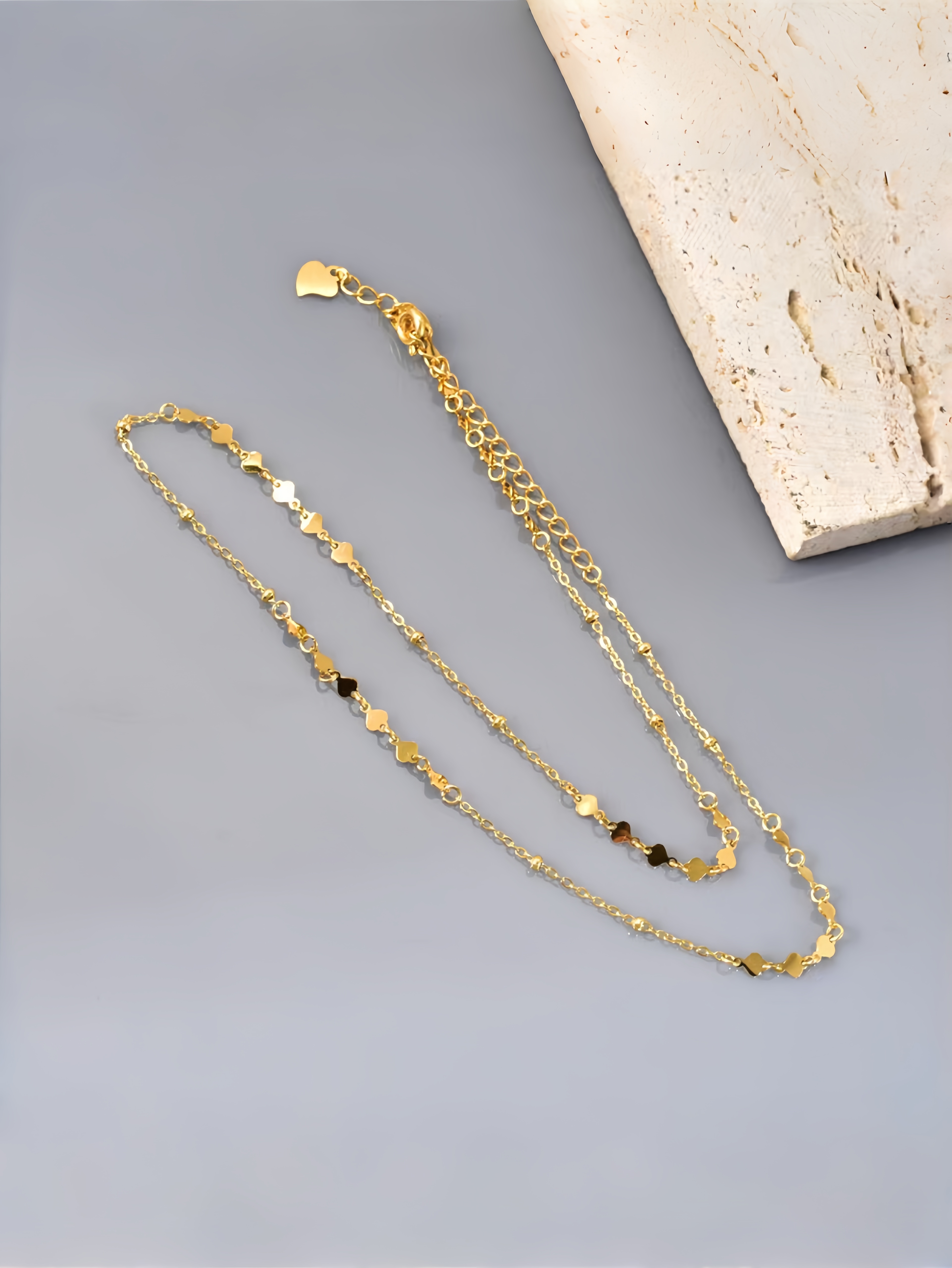 Gold Heart Delicate Necklace
