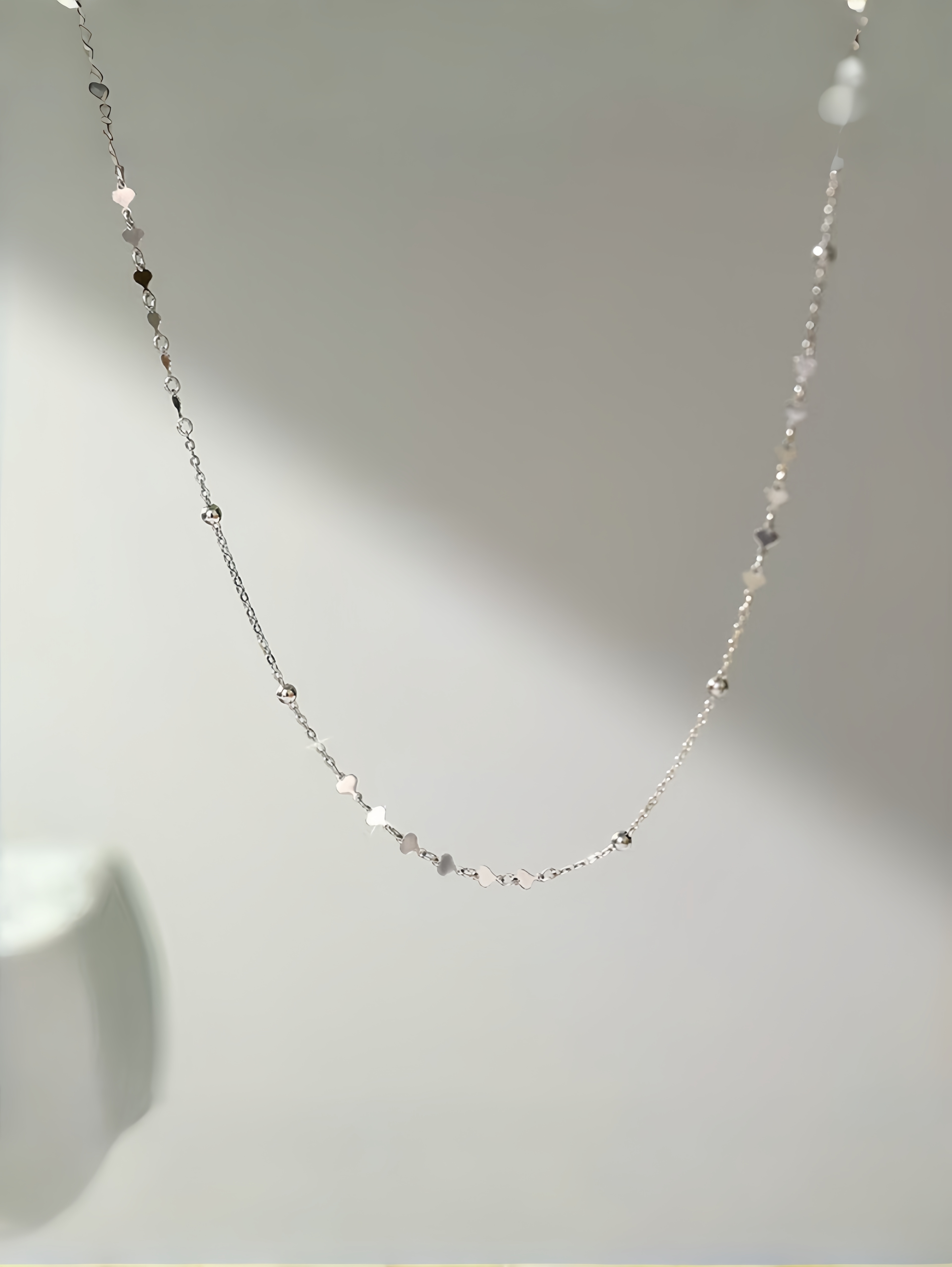 Silver Heart Delicate Necklace
