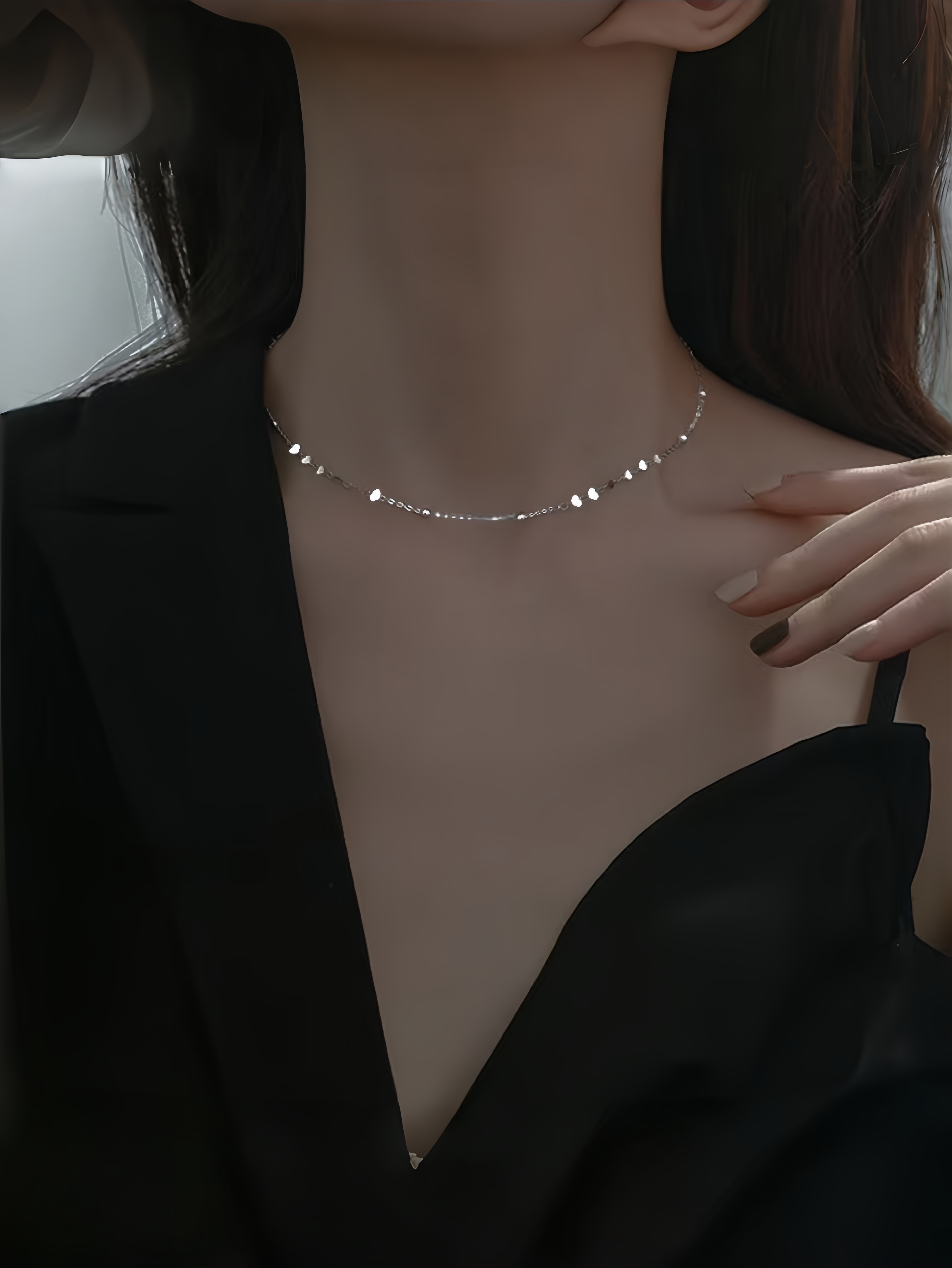Silver Heart Delicate Necklace
