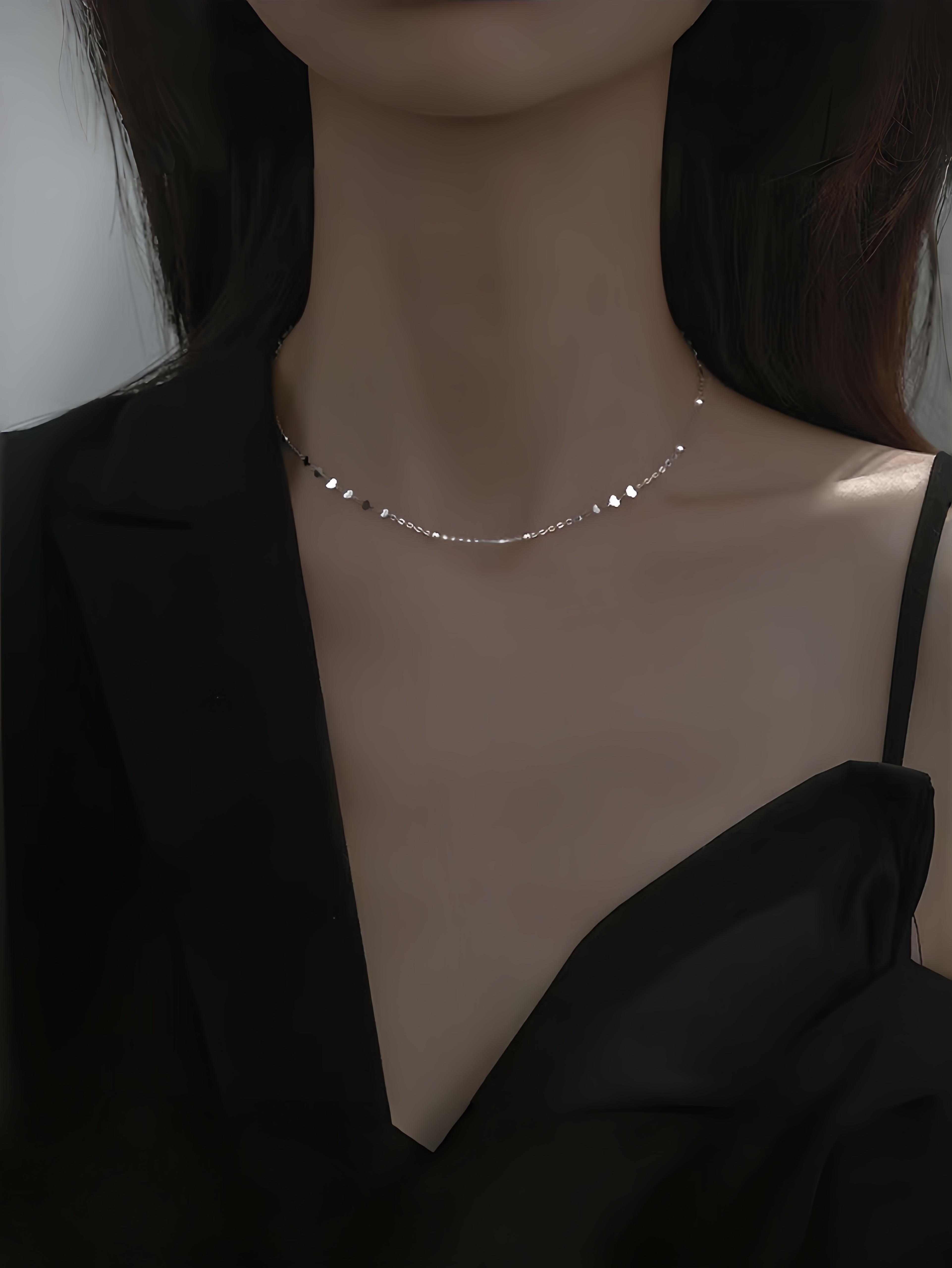 Silver Heart Delicate Necklace