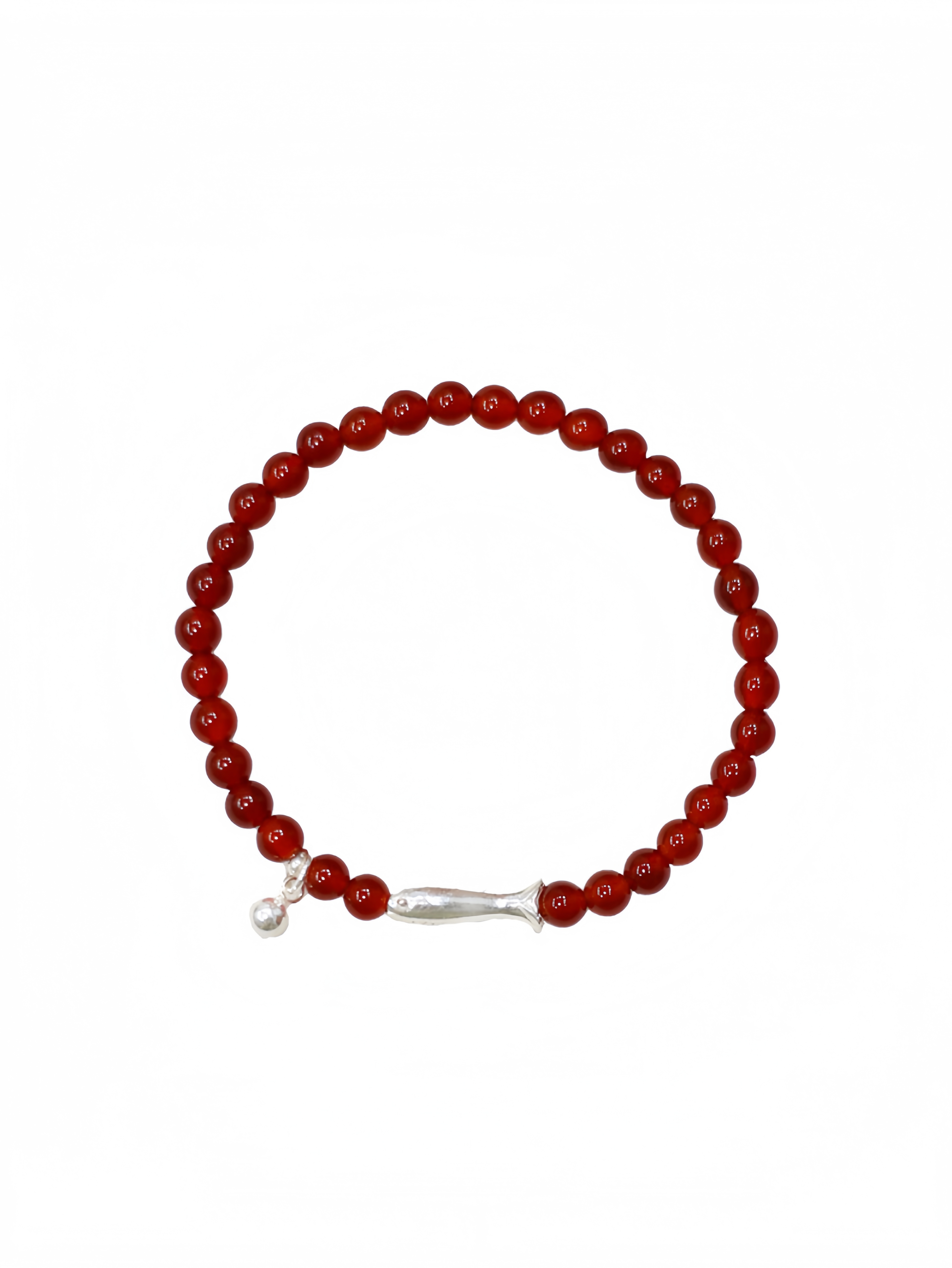 Red Animal Beaded Bracelet