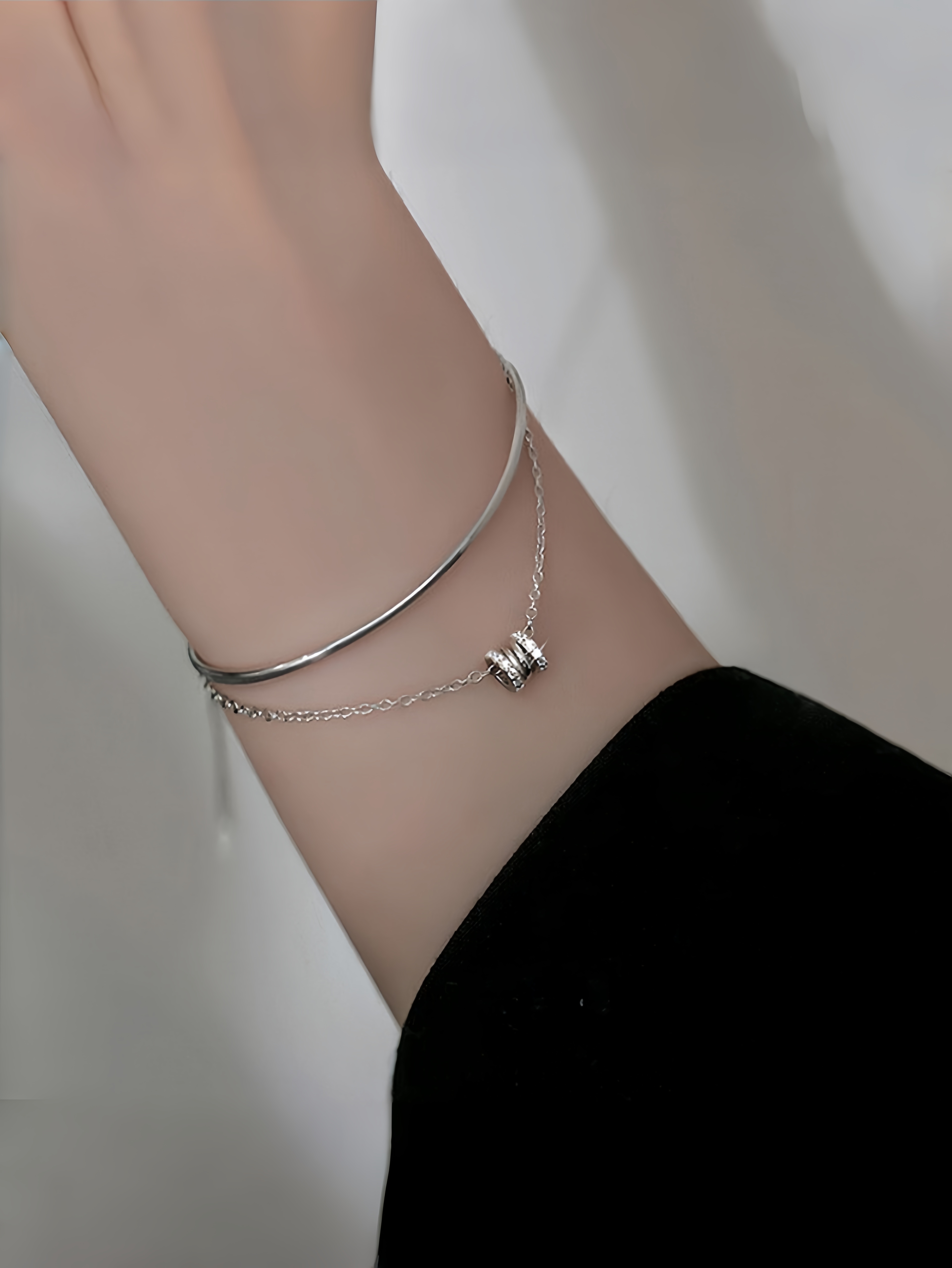 Silver Links Link Bracelet