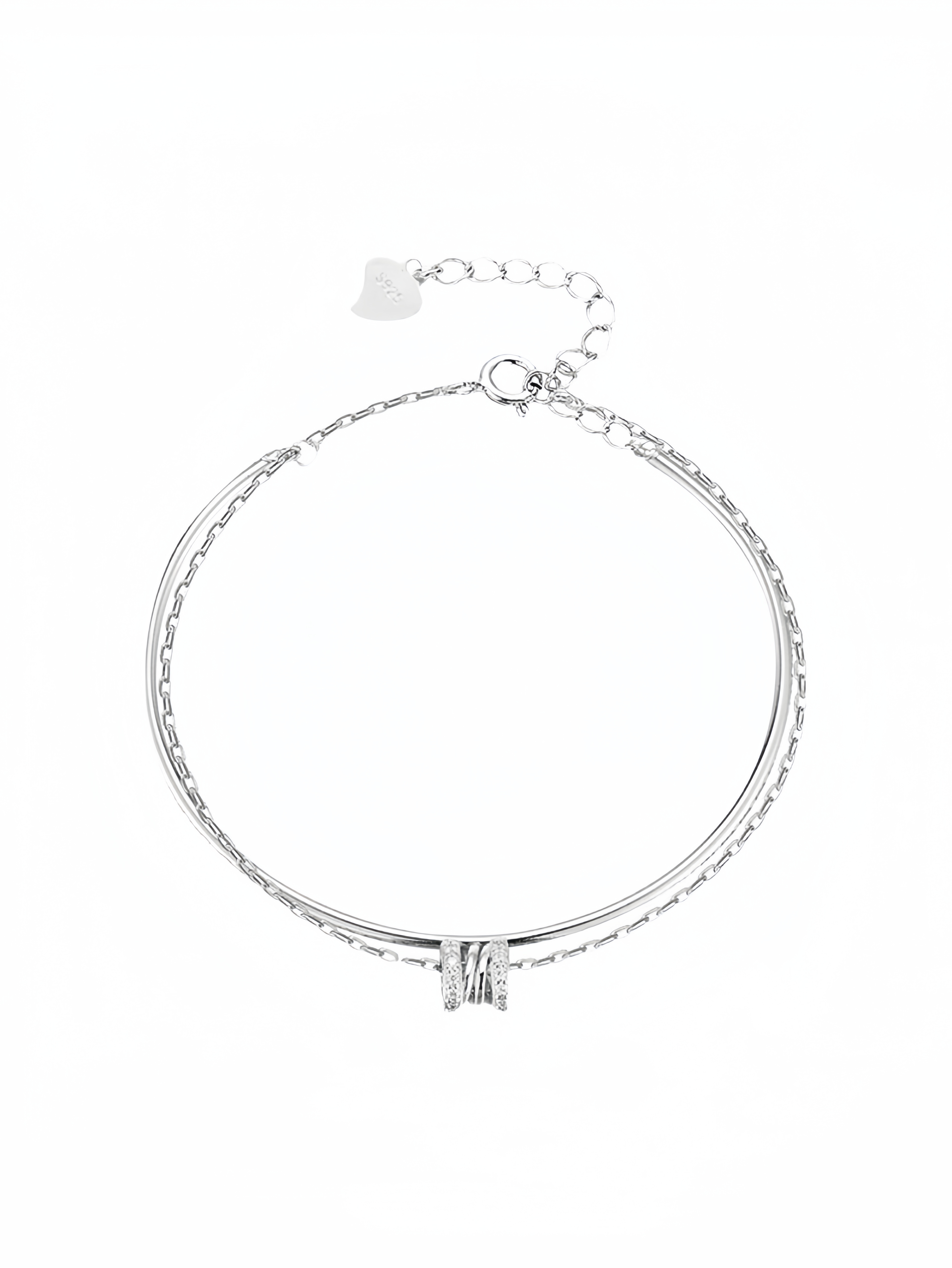 Silver Links Link Bracelet