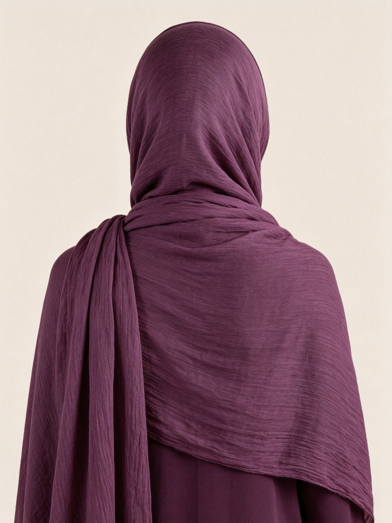 Purple Solid Hijab