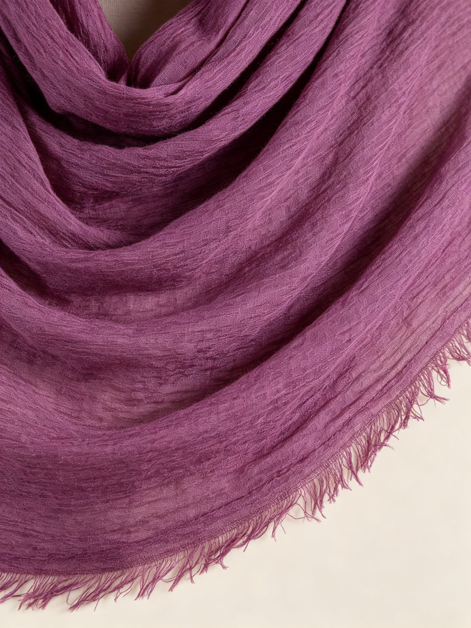 Purple Solid Hijab