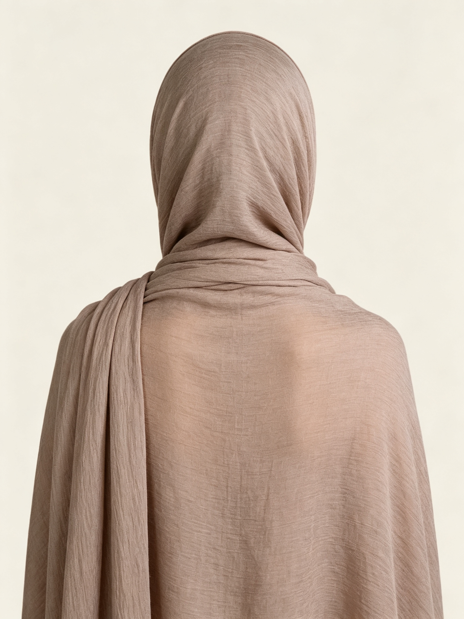 Tan Solid Hijab