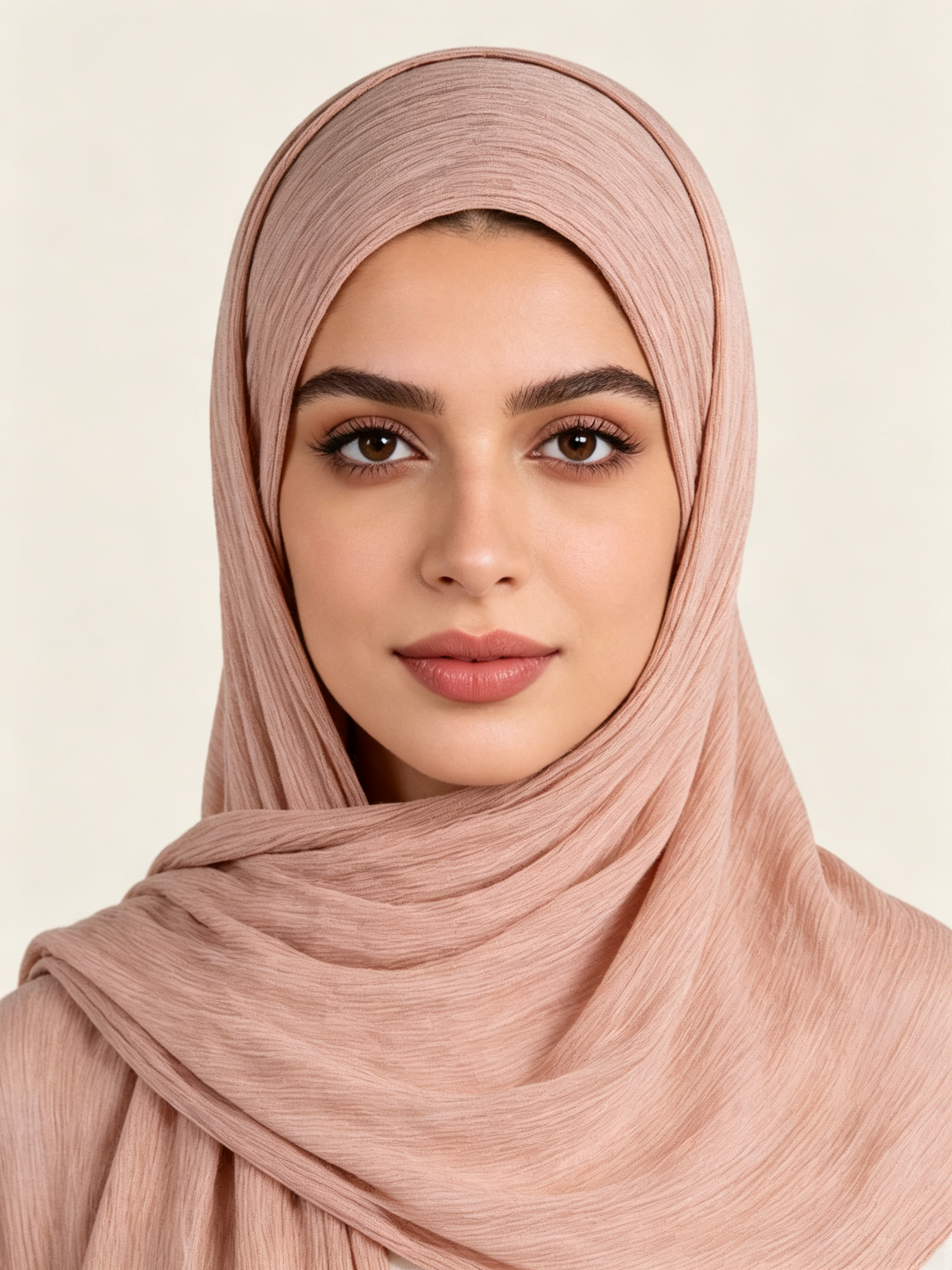Peach Texture Hijab