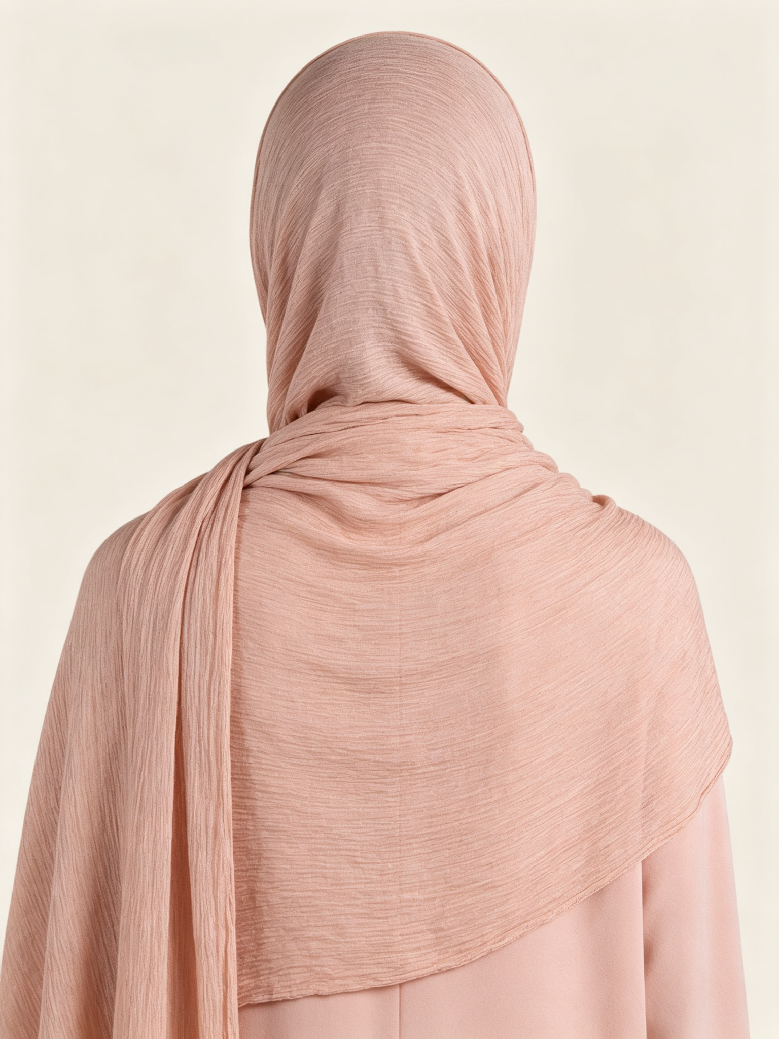 Peach Texture Hijab