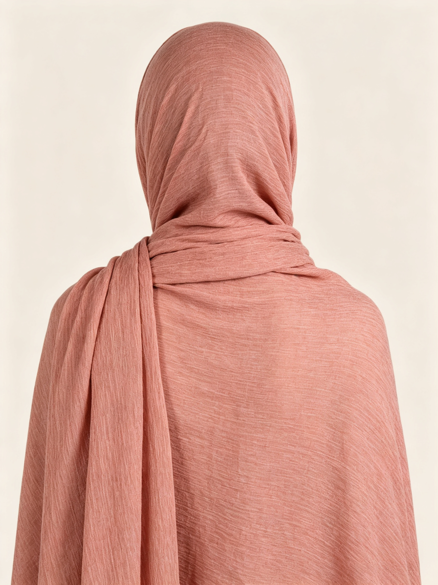 Pink Solid Hijab